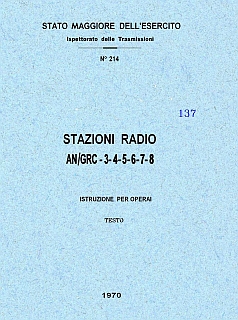 Stazioni radio AN_GRC 3-4-5-6-7-8 - Testo - 1970
